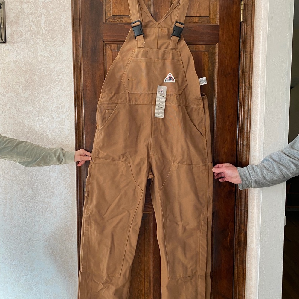 BULWARK FR MEN’S HEAVYWEIGHT BIB OVERALL